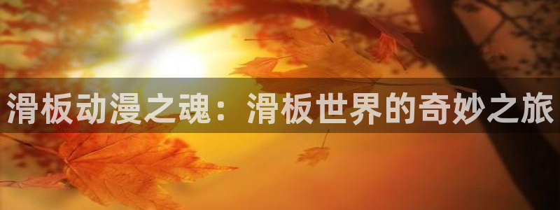 omofun动漫共和国：滑板动漫之魂：滑板世界的奇妙之旅